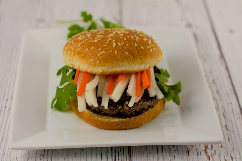 Baked Black Bean Burger