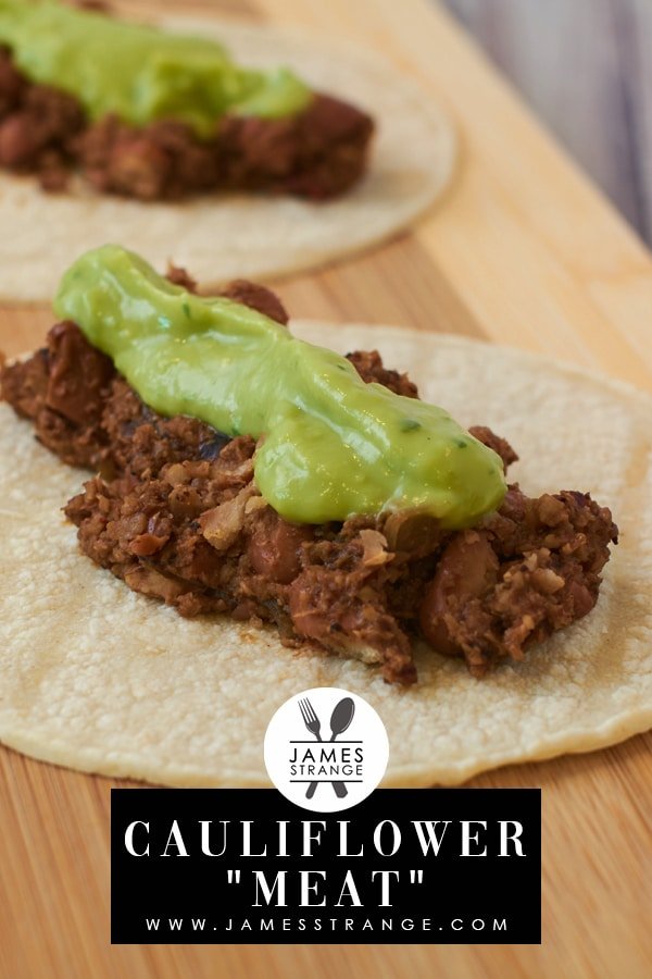 Cauliflower taco "meat" recipe 🥑 - James Strange