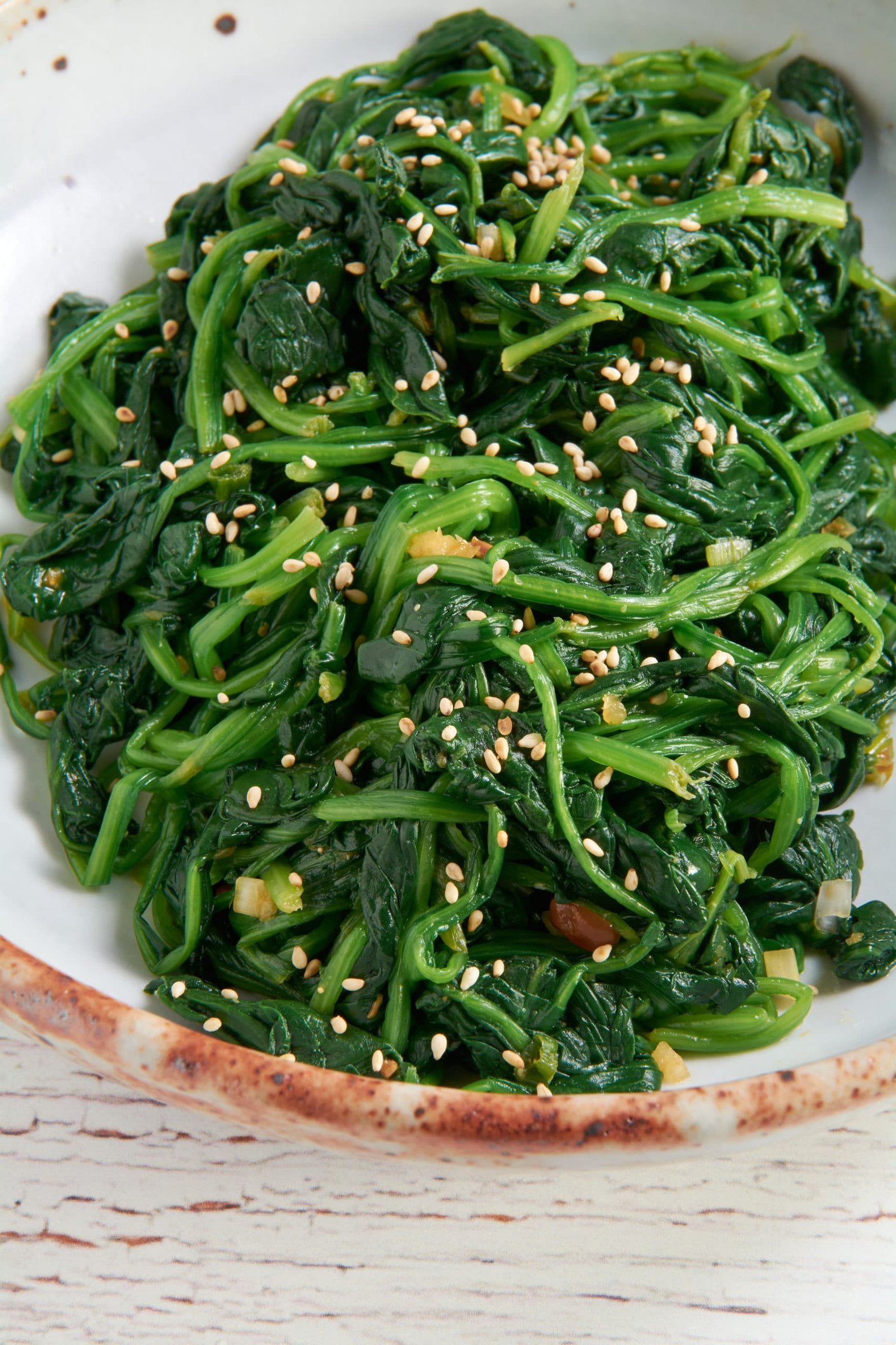 Korean spinach side dish 🥢 - James Strange
