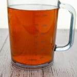 Container of veggie stock
