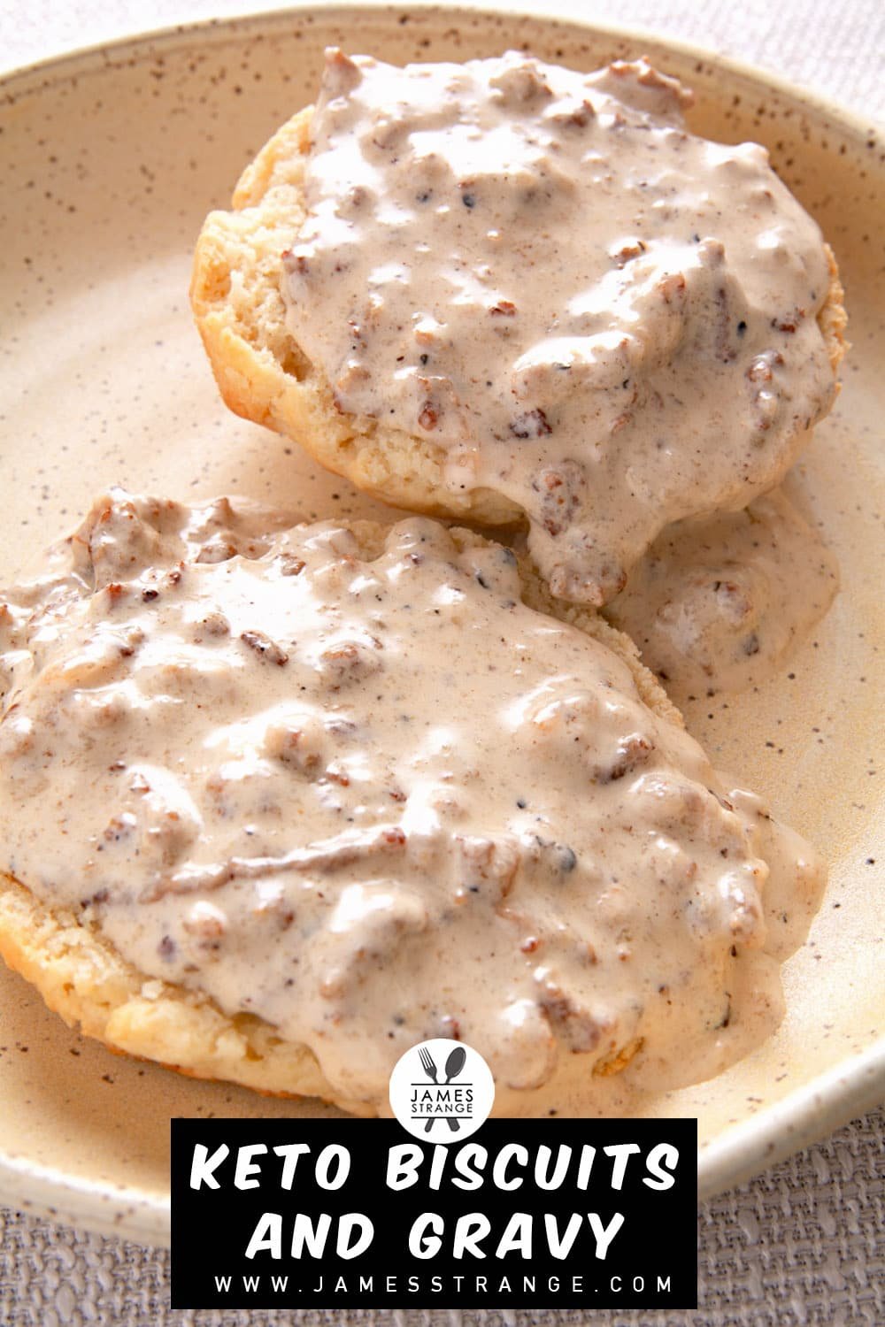 Keto white sausage gravy James Strange