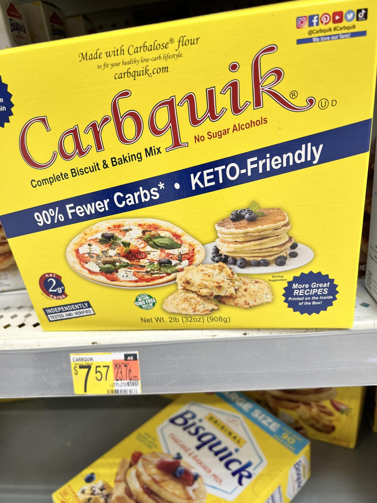Easy keto biscuits using Carbquik James Strange