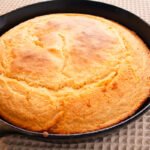 Pan of finished cornbread